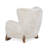 Riya Upholstered Fabric Plush Accent Chair