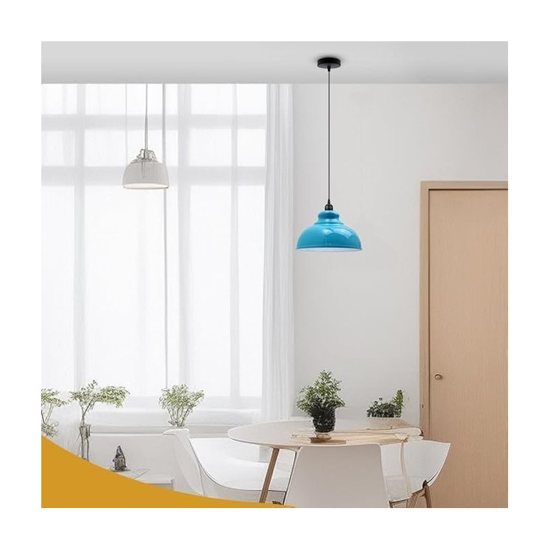 Ensemble de 2 luminaires suspendus Modern Modern, Bleu