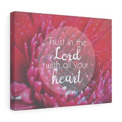 Trust In The Lord - Wrapped Canvas Print