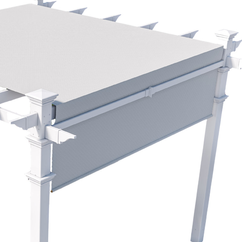 Pergola en vinyle avec auvent l 120 pi x P 120 pi Kerrimore