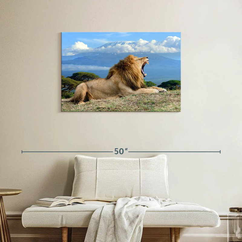 Lion rugissant Brampt