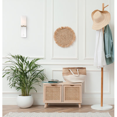 Kaitlin 1-Light Dimmable Armed Sconce