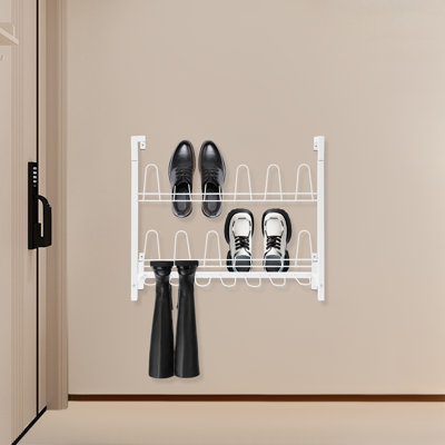 Wall Mounted Shoe Rack 9 Pairs Of Shoes