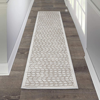 Geometric Chevron Area Rug