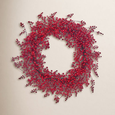 24" Waterproof  Wild Berry Wreath