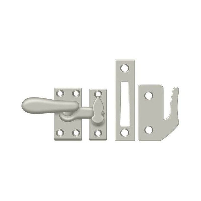 Hardware, Brushed Nickel, 1.3" H x 1.5 W x 0.5" D