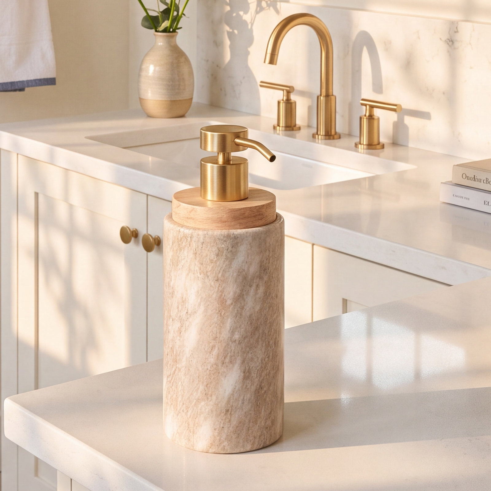 Vesuvio Marble Soap / Lotion Dispenser