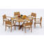 Travota Outdoor Teak Dining Set-899756365