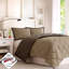 Édredon double / grand avec fermeture à glissière cachée 2 taies décoratives, réversible, chaud, lavable à la machine, fermeture à glissière à bride douce, confortable et respirante, chaud-126359226-126359227
