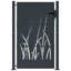 Barrière de jardin en acier vidaXL anthracite 105 x 155 cm-1836144385-1836144389