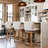 Maven Lane Hugo Stool with Fabric Upholstery-61984045-61984044