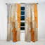Glam Orange Beige Collage IV - Rideau abstrait occultant - 1 panneau-107824440