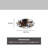 SpinningLinear 20 In. Low Profile Caged Ceiling Fan With Lights Remote Control, Embedded Modern Industrial Ceiling Fan-1617256685