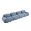 Canapé à 4 places en velours côtelé doux 32D éponge haute résilience ergonomique pour animaux de compagnie à compression complète sans emballage combiné sans assemblage pour les chambres à coucher-118321426