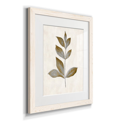" Bronze Leaf I " Painting Print