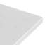 Meuble-lavabo ovale simple de 122 cm (48 po) avec comptoir en quartz blanc de Carrare de 3,8 cm (1,5 po) d'épaisseur, finition noire.-1080211026-1080211027