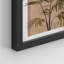 Minimal botanique abstrait ensemble de 3 plantes de palmier tropical Mid-Century, impressions sur toile-90568675
