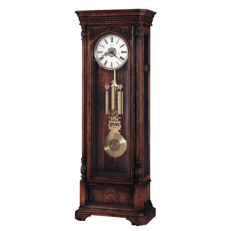 224.8cm Solid + Manufactured Wood Grandfather Clock