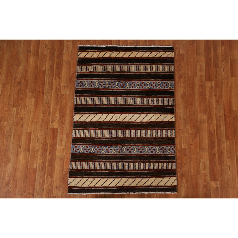 Tapis rayé Gabbeh 3 x 5