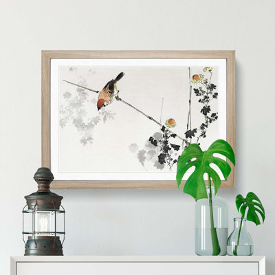Japanese Swallow Bird by Watanabe Seitei - Picture Frame Painting Print
