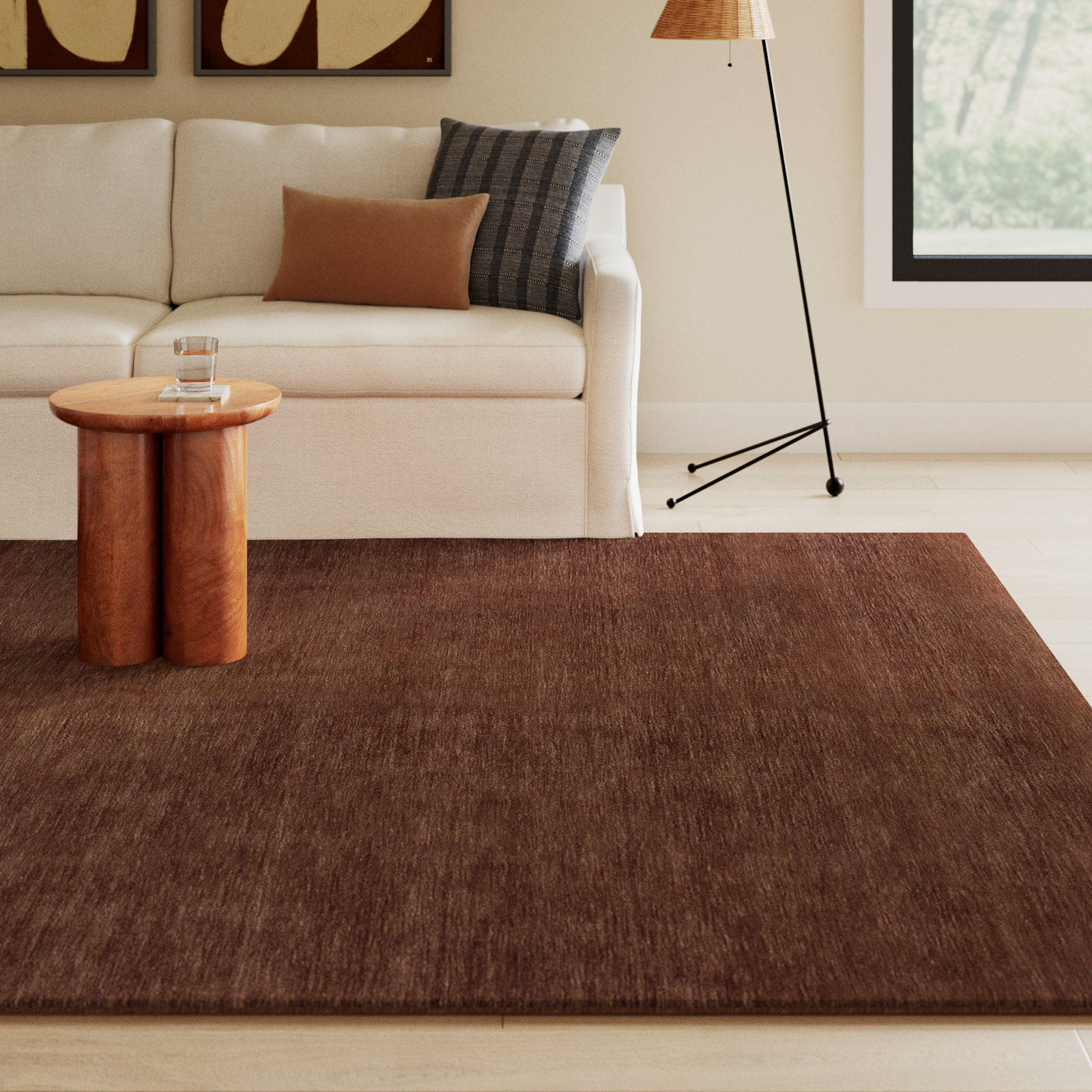 Althena Hand-Woven Wool Rug, Rectangle 8' x 10'