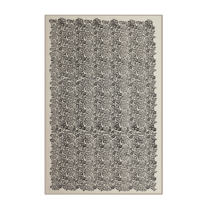 Tapis gris zone contemporaine, Rectangle 2 pi x 3 pi