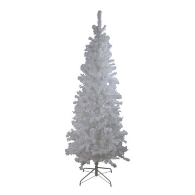 Arbre de Noël artificiel pin blanc 6,5 pi Lenalee