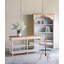 Console en bois avec tablette ouverte