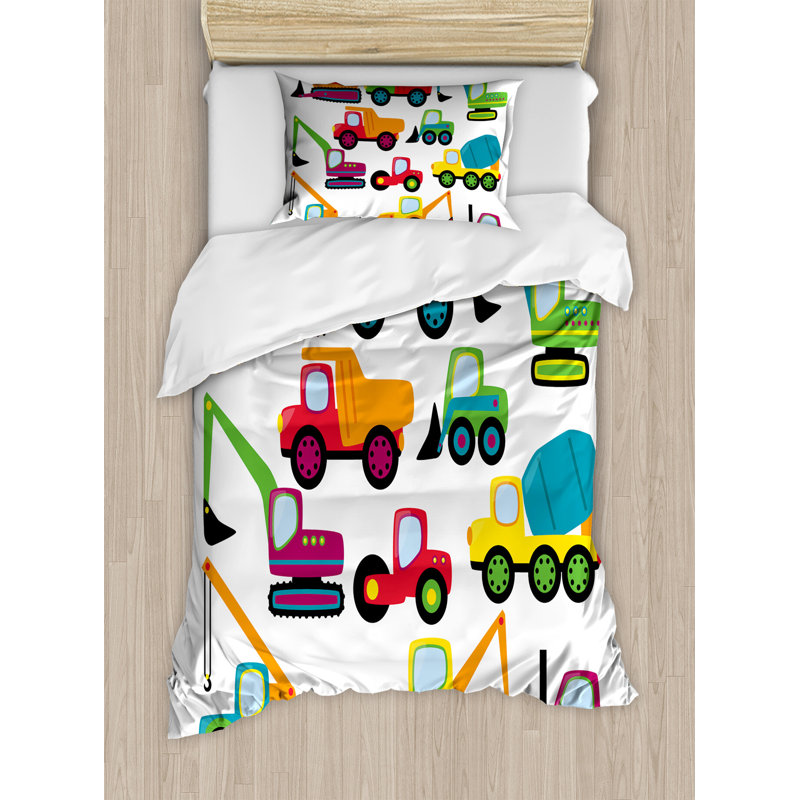 Multicolore, ensemble de housse de couette Ambesonne Construction