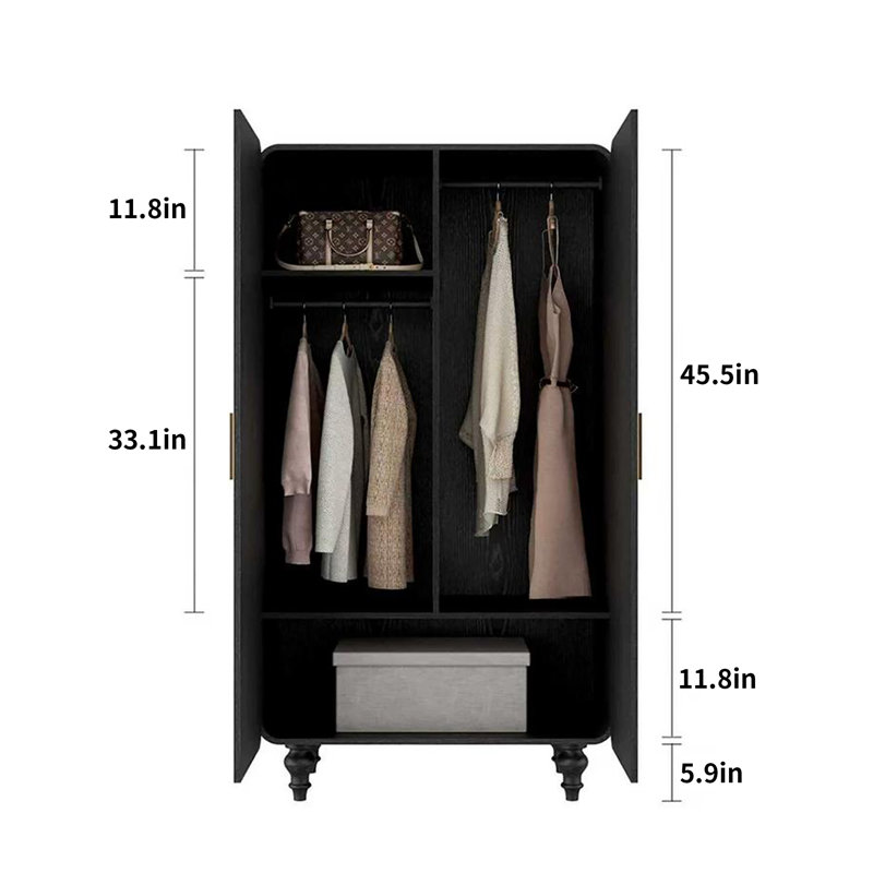 Garde-robe indépendante de style américain