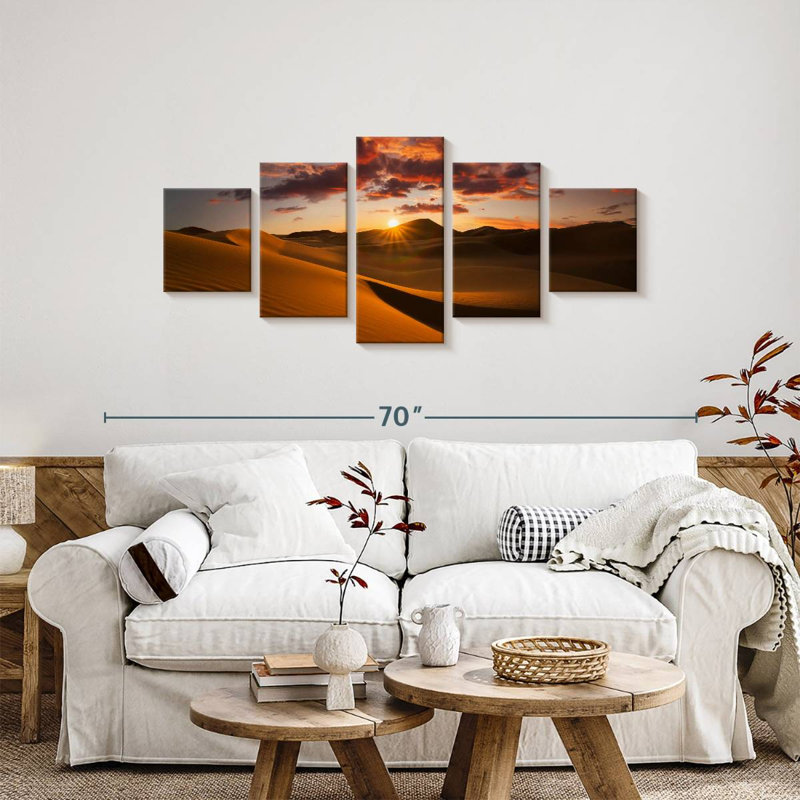 Golden Sahara Desert, H 24 po x l 55 po