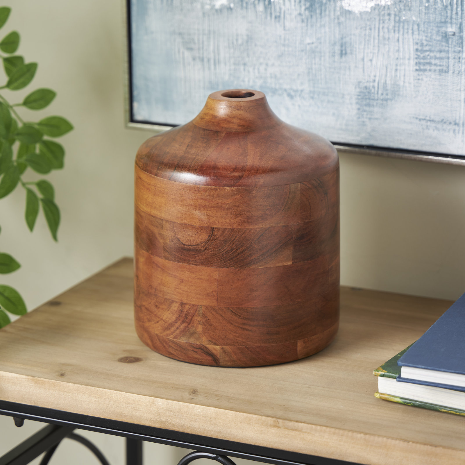 Wood Table Vase