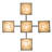 "T" Mission 5 - Light Timeless Bronze Pool Table Lights Pendant