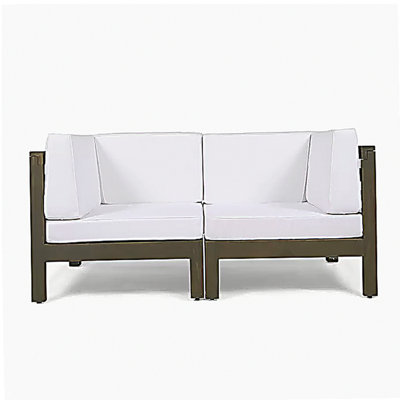 BRAVA X-BACK LOVESEAT, WHITE
