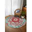 Tapis oriental en coton et polyester bleu Motto-1543776722