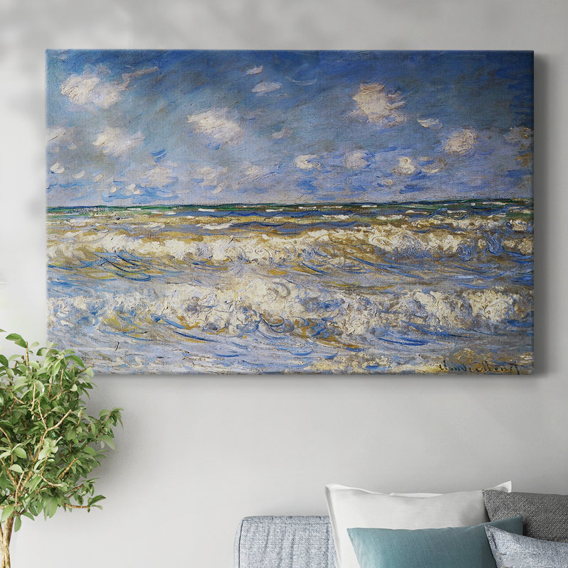 Rough Sea, 1881, toile tendue avec châssis, H 12 po x l 18 po