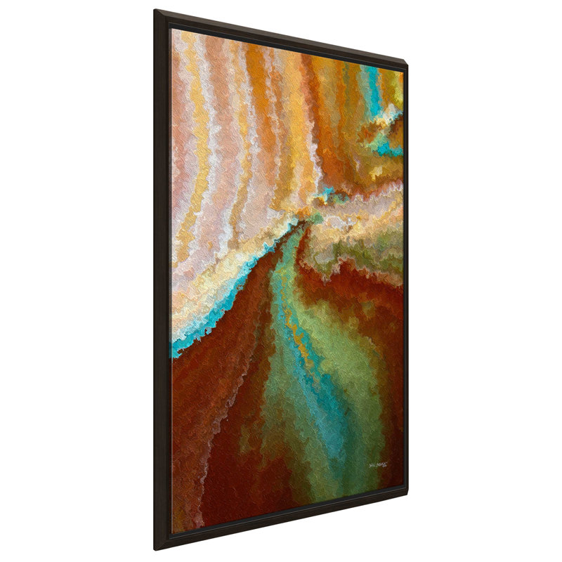 Mark 1:35 Prayer Changes Everything by Mark Lawrence - Print, Espresso Floater Frame, 63.5" H x 39.5" W x 2" D