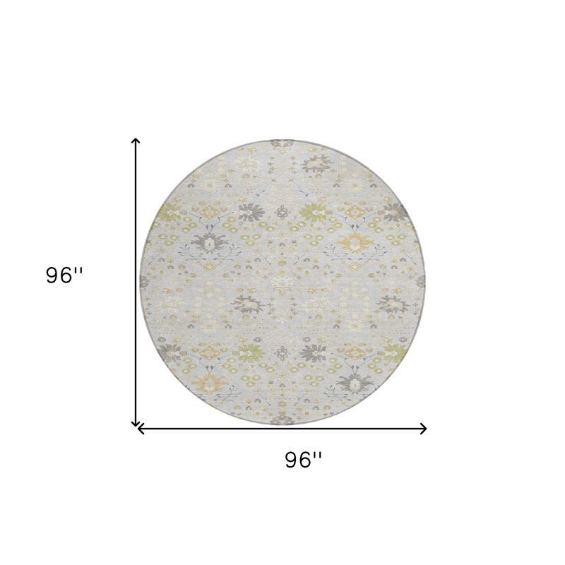 Tapis rond 8 po