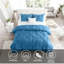 Luxury Brushed Microfiber Pintuck Duvet Cover Set - Soft, Wrinkle-Resistant, All-Season Bedding-123650756-123650761