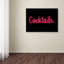 « cocktails construct », art textuel sur toile tendue-21857119
