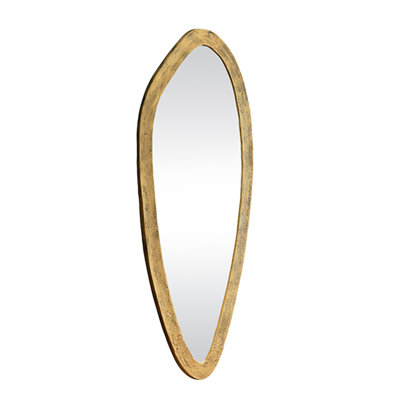 Macy Metal Oval Mirror