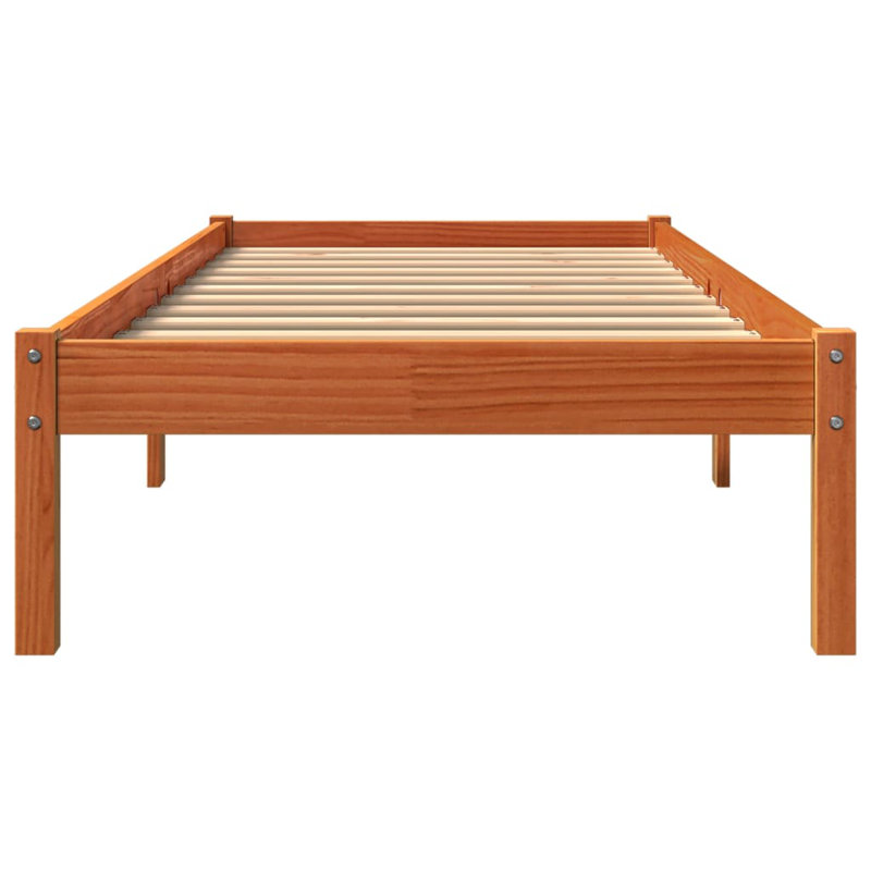 Norela Solid Wood Bed, European Single (90 x 200cm)
