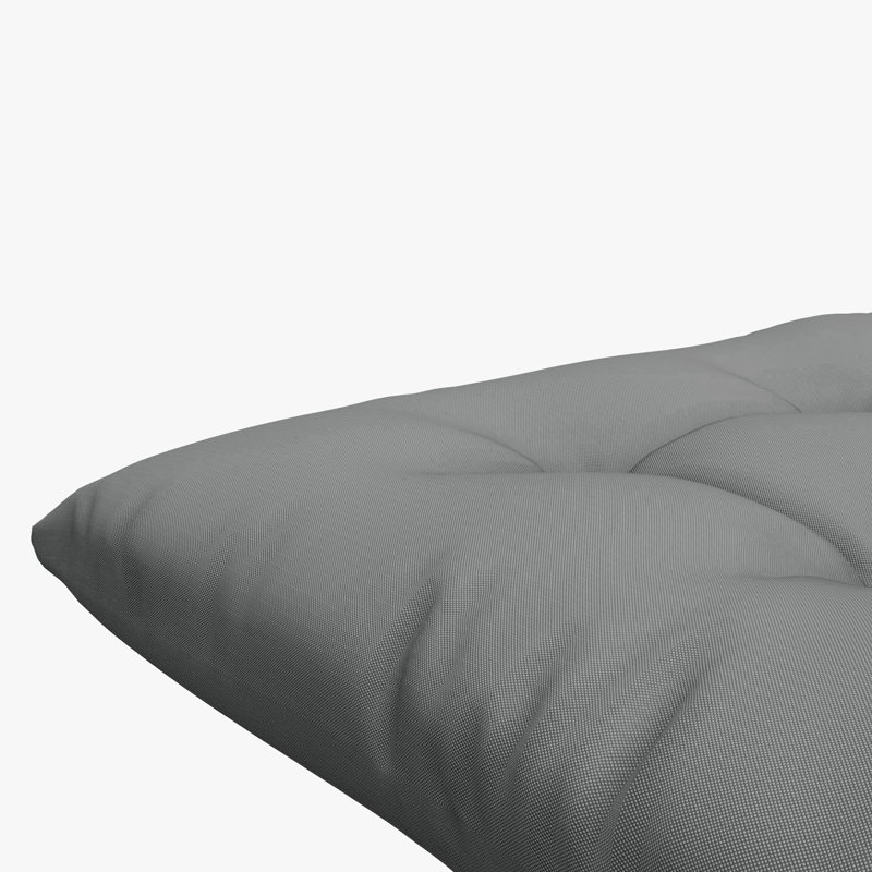 Coussin de siège d'extérieur 6 pièces Ebern Designs, Gris anthracite
