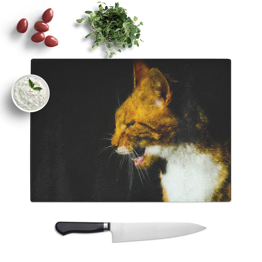 Portrait of a Cat Vol.5 Painting Chopping Board