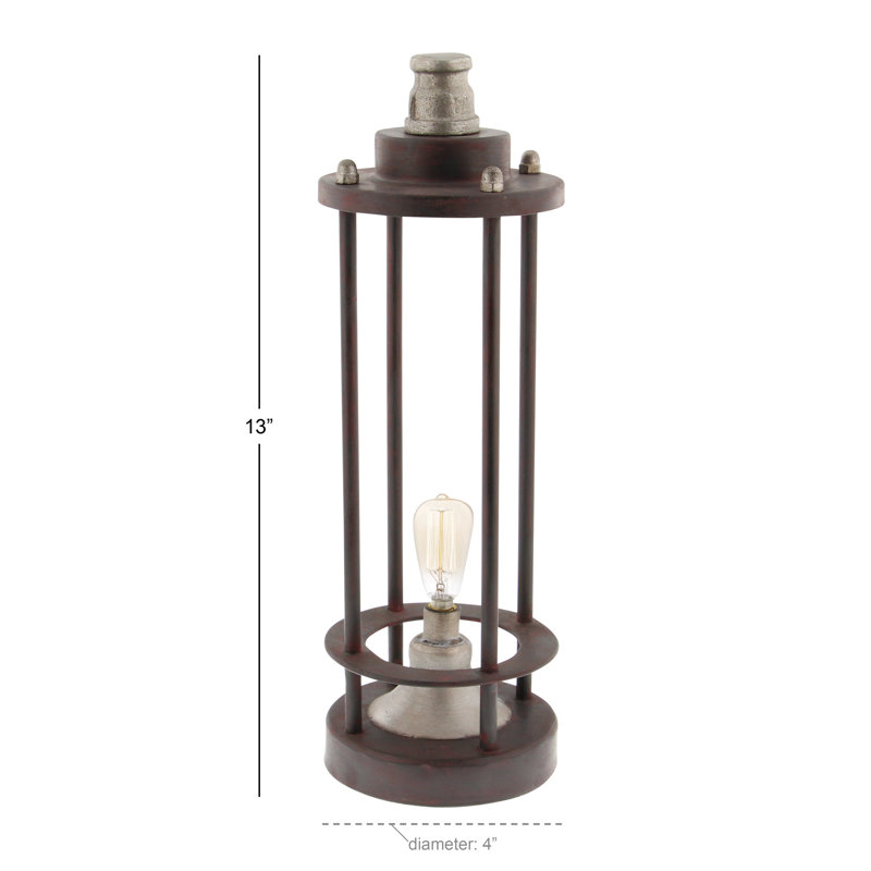 Lampe de table d'intérieur Oquendo, H 13 po x l 4 po x P 4 po