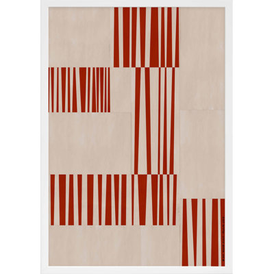 Abstract Assembly 3 Framed Graphic Art Canvas