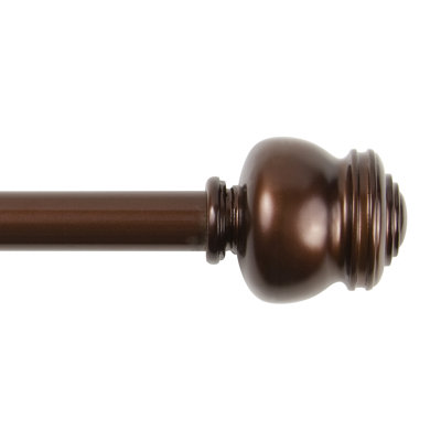 Berkley Kenney Glendale 5/8" Standard Decorative Window Curtain Rod