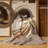 Machine Washable Orlena Posh & Luxe Starburst Rug in Beige – Beige Binding-1322911268