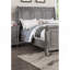 Lit à panneau gris avec tête de lit FB 1Pc-1676464581