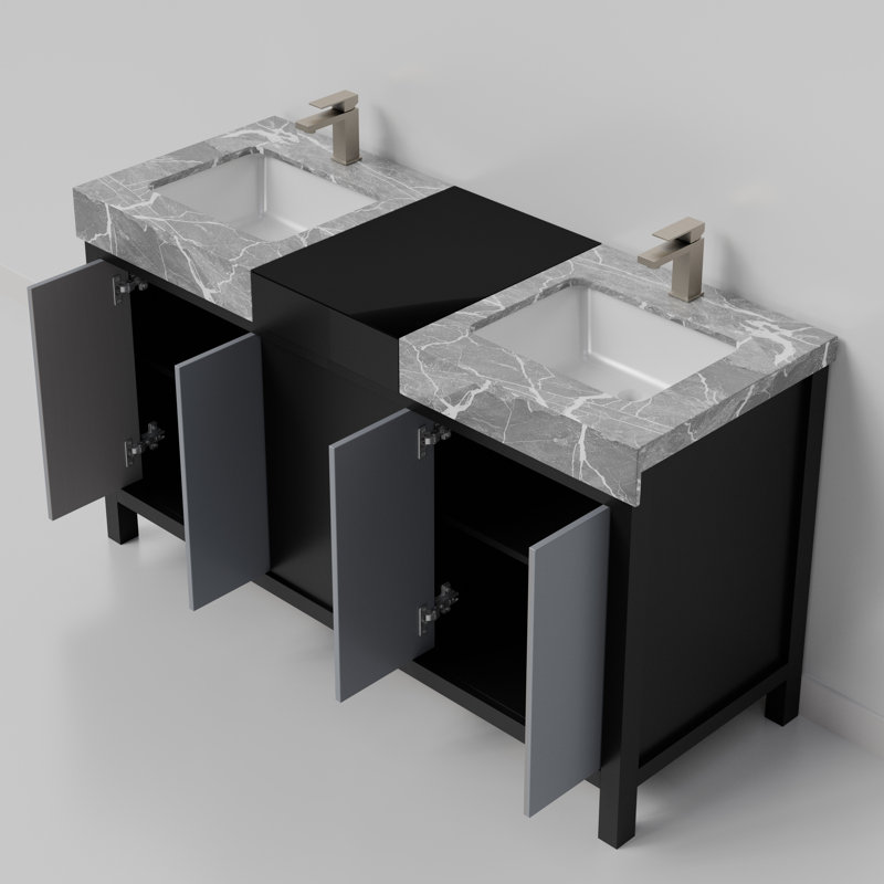 Meuble-lavabo de 60 po Lexora Zilara